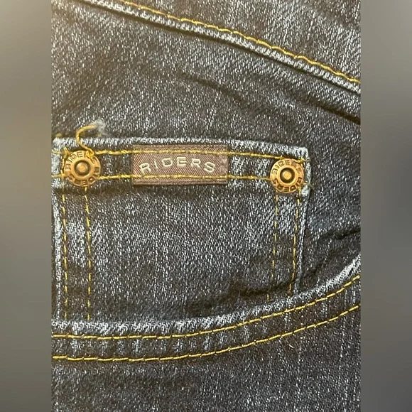 RIDERS by Lee 10 L NWT Misses Stretch Mid-Rise Straight Leg Eased Fit Seat/Thigh - Picture 6 of 12